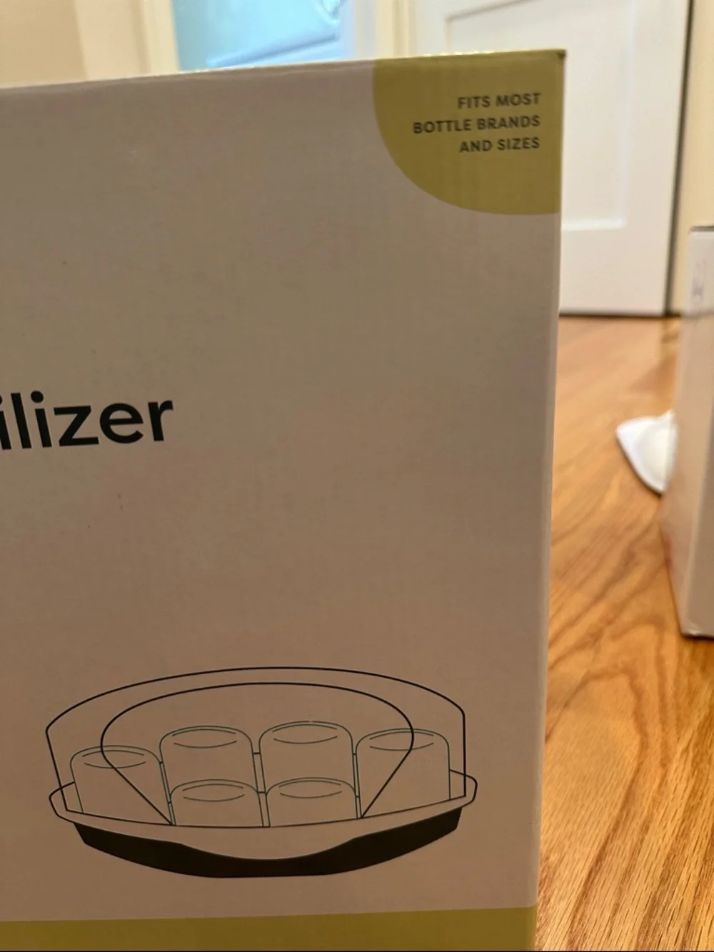 NEW bottle sterilizer steam microwave cleaner by sprucely for baby bottles